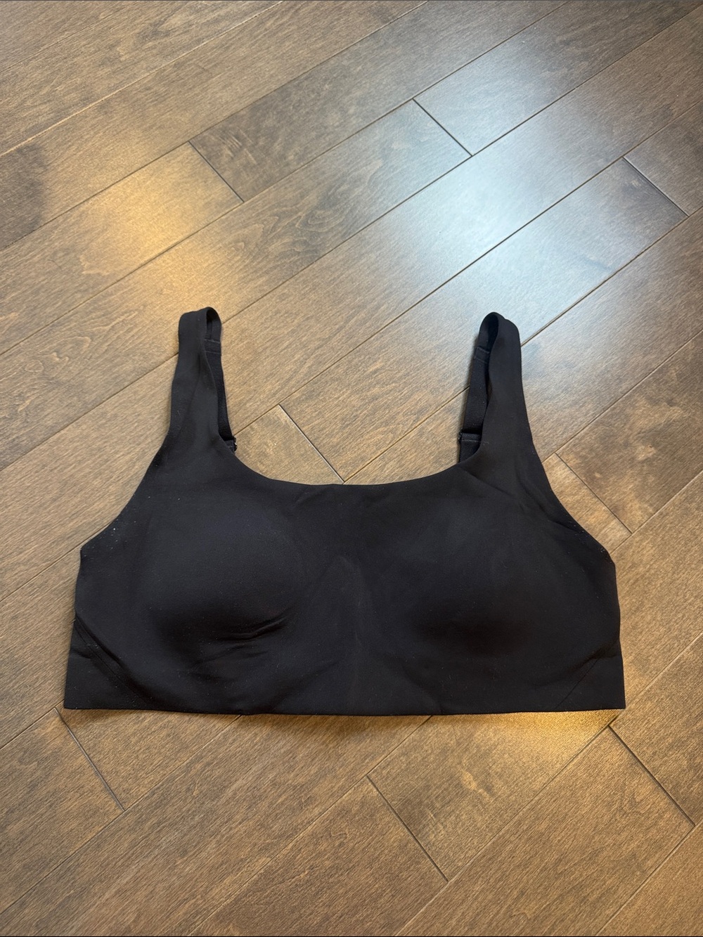 lululemon athletica Black Seamless Support Bra